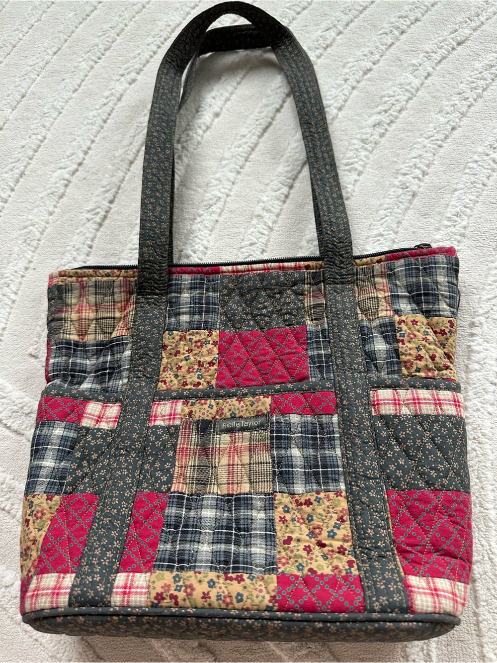 Bella Taylor | Quilted Patchwork Tote Bag